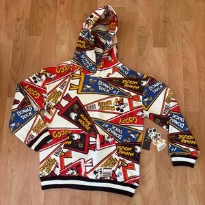Disney’s Macy’s kids medium sweatshirt Mickey Donald Duck, and Goofy Pendant
